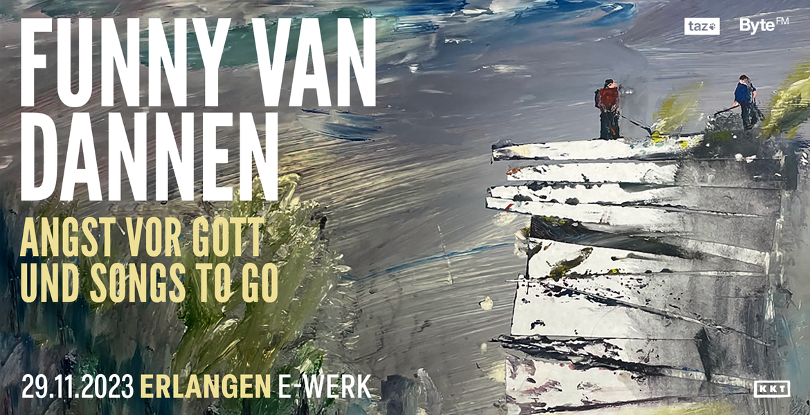 Tickets Funny Van Dannen, ANGST VOR GOTT UND SONGS TO GO in Erlangen